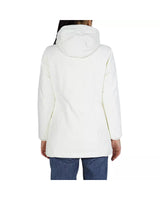 Thermal and Waterproof Down Jacket with Removable Hood and Gold Metal Details L Women