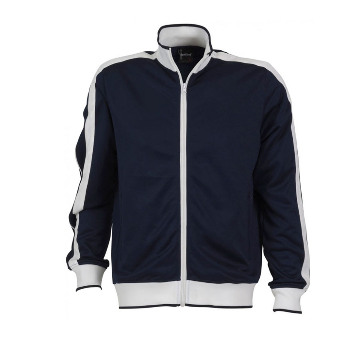 Mens Varsity Track Top Jacket Tracksuit Warm Winter Jumper Long Sleeve