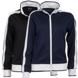Ladies Track Top Jacket Tracksuit Warm Winter Full Zip Varsity Jumper
