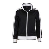 Ladies Track Top Jacket Tracksuit Warm Winter Full Zip Varsity Jumper