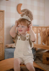 Babies + Kids - Cotton Dungaree Overalls - Daisy