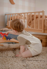 Babies + Kids - Cotton Dungaree Overalls - Daisy