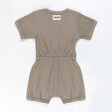 Babies + Kids - Ribbed Cotton Romper - Artichoke Green