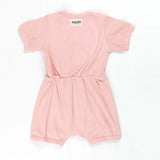 Babies + Kids - Ribbed Cotton Romper - Lemonade