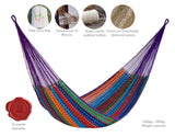 Outdoor undercover cotton  hammock Family size Colorina