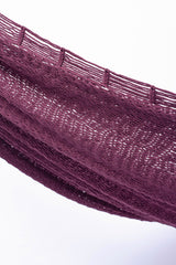 Outdoor undercover cotton  hammock King size Maroon