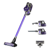 Handheld Vacuum Cleaner Cordless Roller Brush Head 150W Purple
