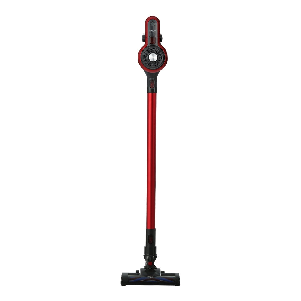 Handheld Vacuum Cleaner Brushless Cordless 250W Red