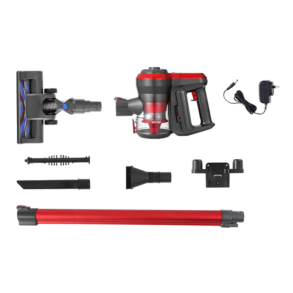 Handheld Vacuum Cleaner Brushless Cordless 250W Red