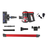 Handheld Vacuum Cleaner Brushless Cordless 250W Red