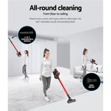 Handheld Vacuum Cleaner Brushless Cordless 250W Red