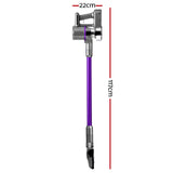 Handheld Vacuum Cleaner Bagless Cordless 120W Purple