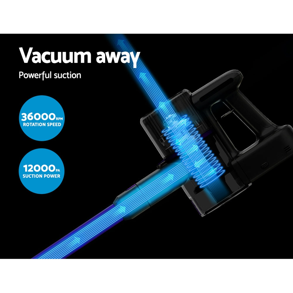 Handheld Vacuum Cleaner Bagless Cordless 120W Purple