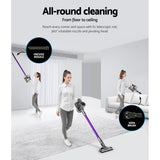 Handheld Vacuum Cleaner Bagless Cordless 120W Purple