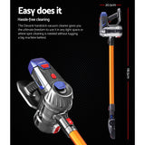 Handheld Vacuum Cleaner Bagless Cordless 150W Gold