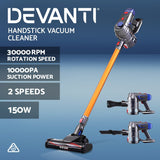 Handheld Vacuum Cleaner Bagless Cordless 150W Gold