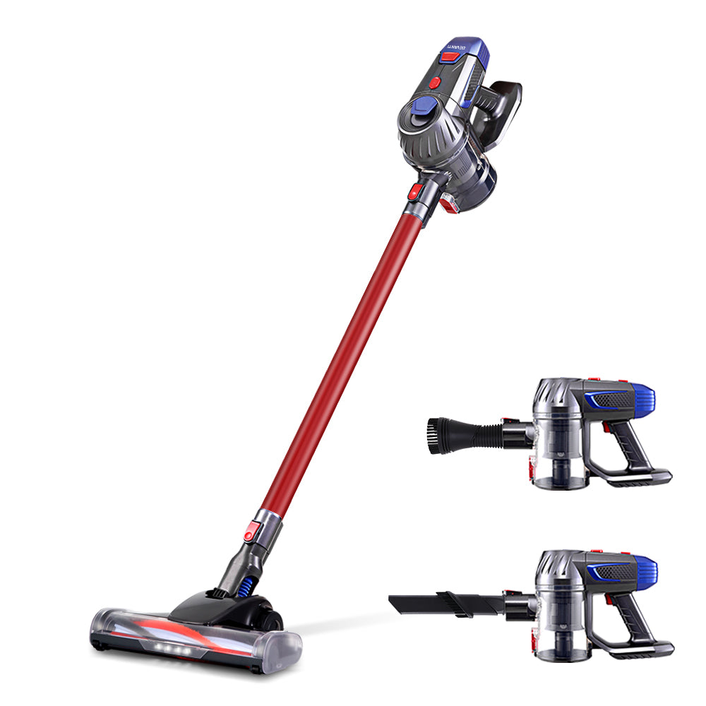 Handheld Vacuum Cleaner Bagless Cordless Red 150W