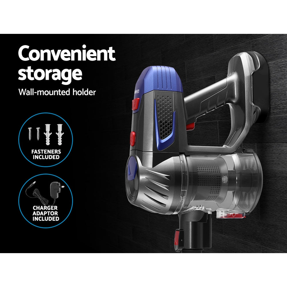 Handheld Vacuum Cleaner Bagless Cordless Red 150W