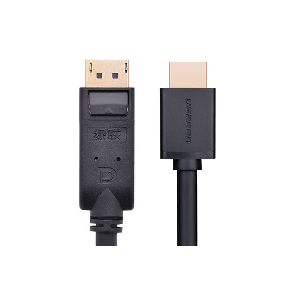 DP male to HDMI male cable 1M black (10238)