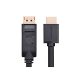 DP male to HDMI male cable 1M black (10238)