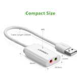 USB 2.0 External 3.5mm Sound Card Adapter (30143)