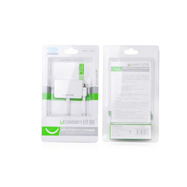 Mini Display Port to HDMI & VGA Dual Converter Premium ABS case (10427 )